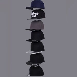 White Cap Rack Pro Baseball Hat Hanging/Over The Door Adjustable Storage System